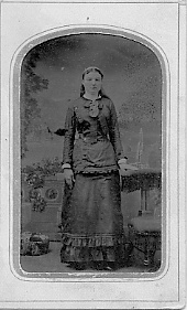 Tintype of Mary Flanagan